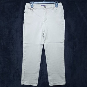 Gloria Vanderbilt Amanda Jeans Size 10P Stretch Light Brown #1199‎